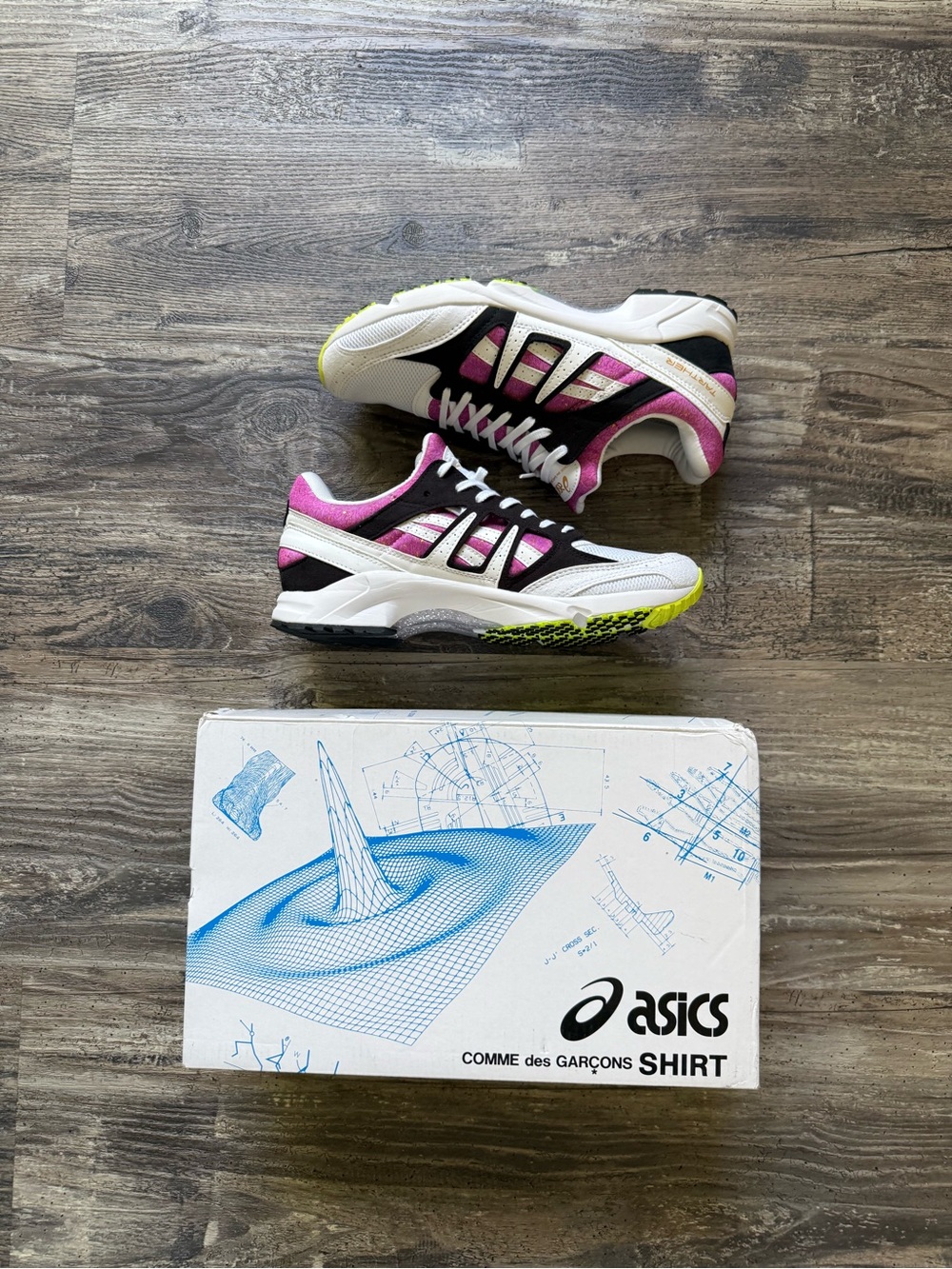 NWT - Asics x Comme des Garcons Tarther SD "Pink" Sneakers